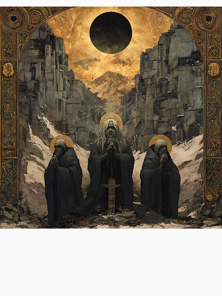 Prophets of the Black Sun | Dark Sci-Fi Fantasy and Cosmic Mysticism by Stoneflower-Art