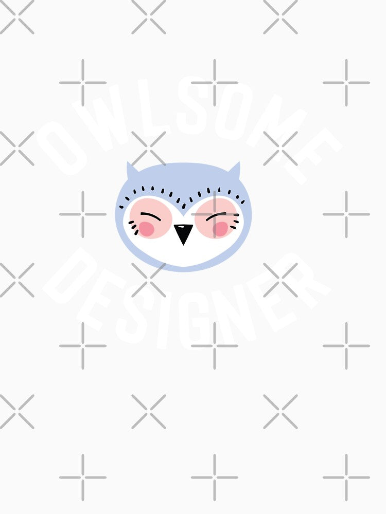 Owlsome Designer Pun - Funny Gift Idea by betternotes