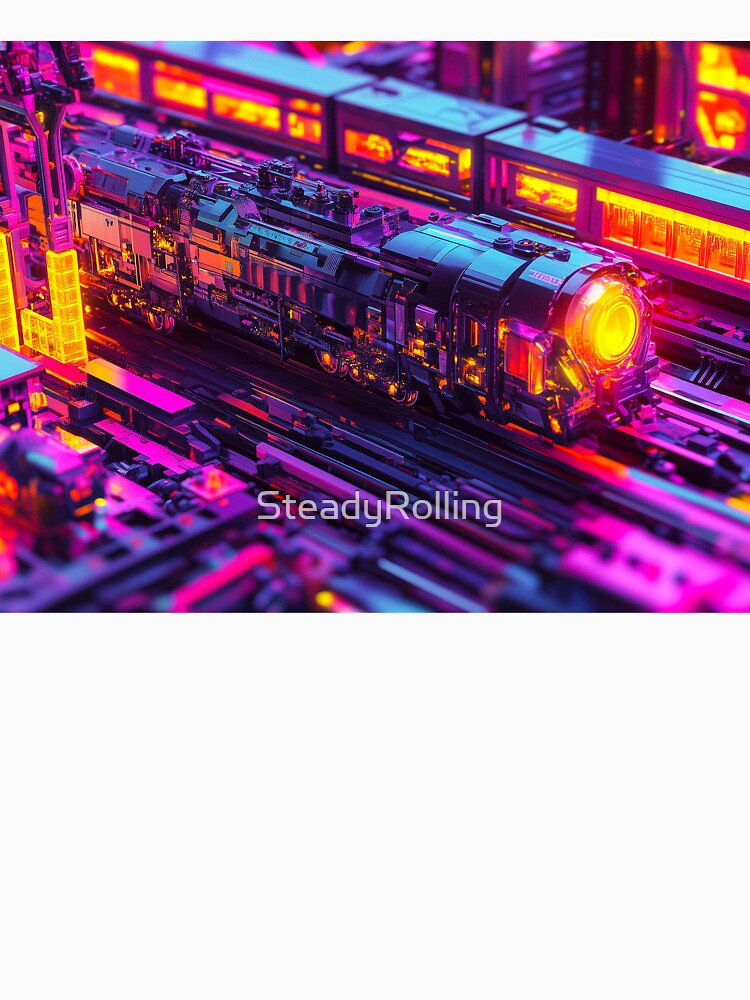 Cyberpunk Express – Neon-Fueled Future Train by SteadyRolling