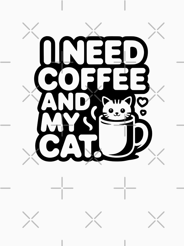Coffee And My Cat Quote by Dimitrispoli