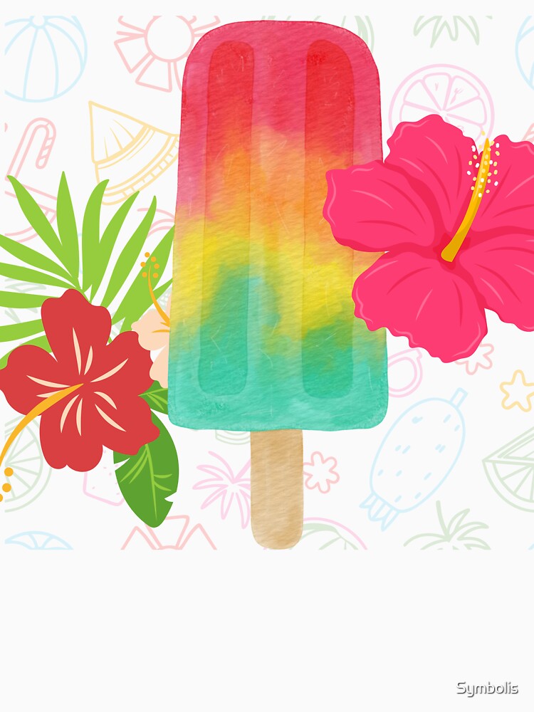 Summer Vibes Retro Typography Pattern by Symbolis
