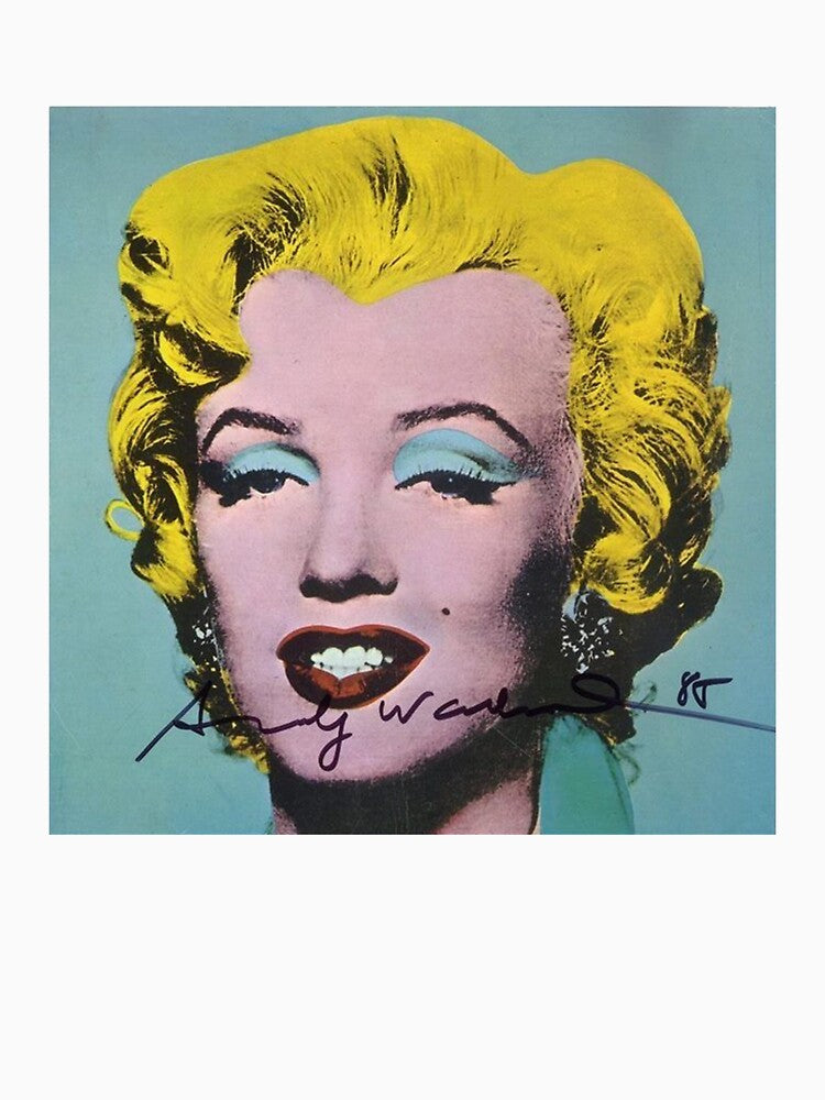 Marilyn Monroe - Andy warhol - pop art by Olympusika