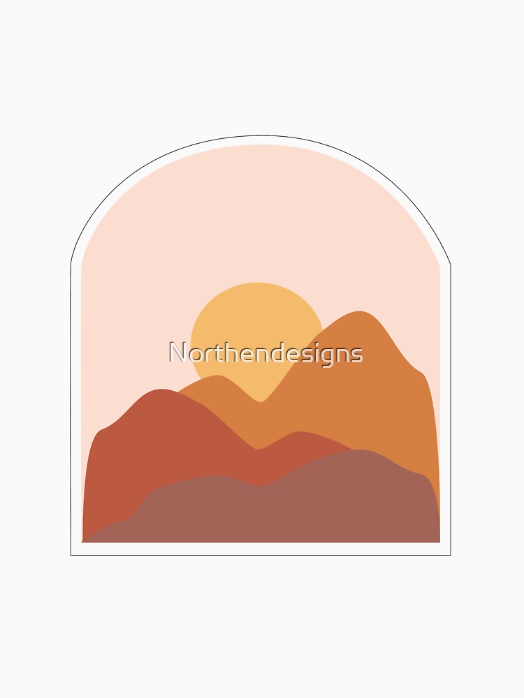 warm  boho landscape by Northendesigns