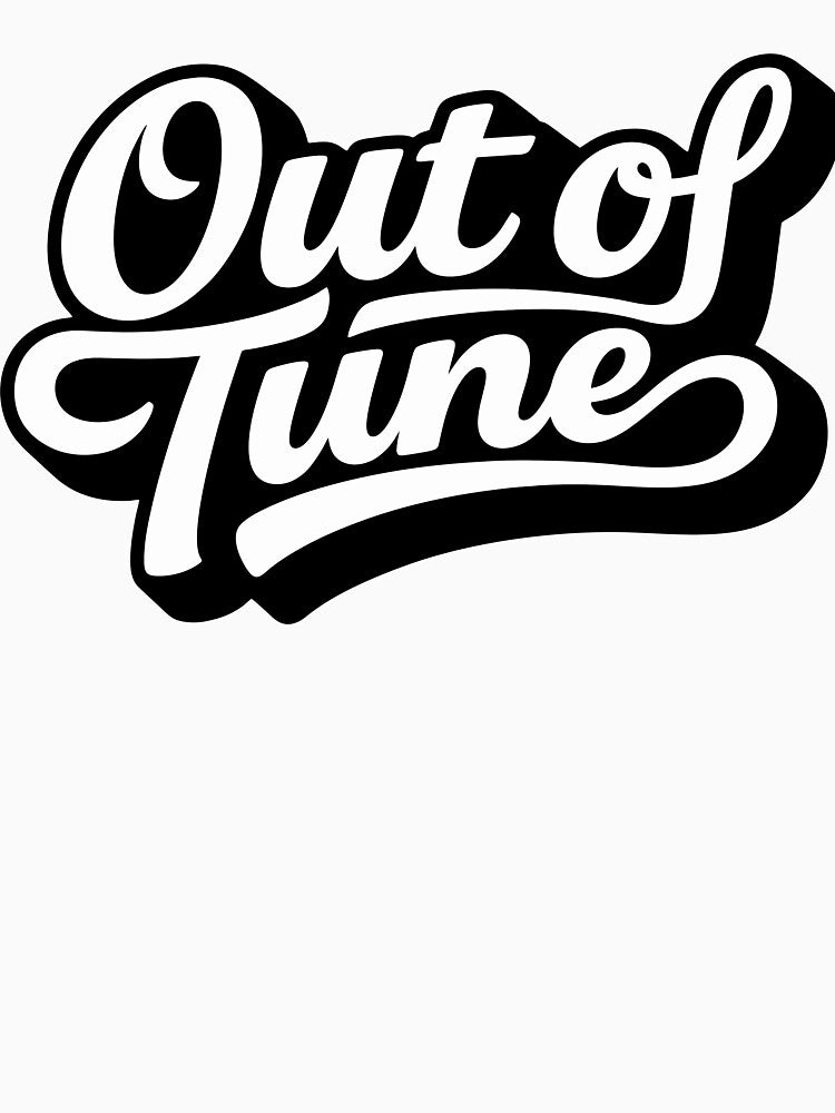 Out Of Tune Typography Text by bngfx