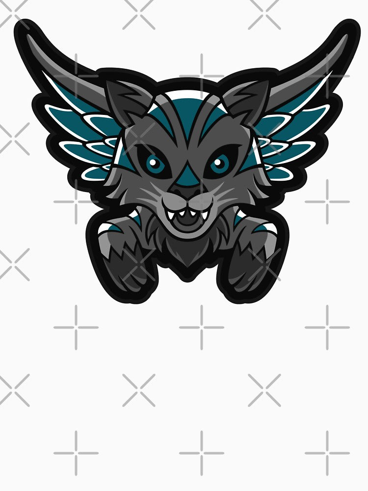 Flying Fantasy Cat Design by joabaj