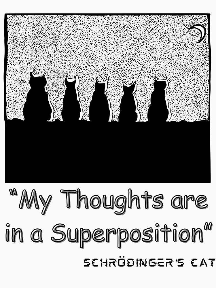 Quantum Physics – My Thoughts Are in a Superposition by E20STUDIO