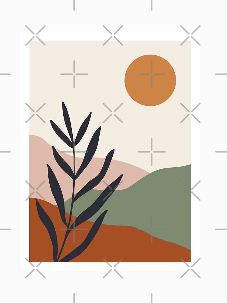 Boho Mountain Sunrise - Modern Bohemian by mauraurus