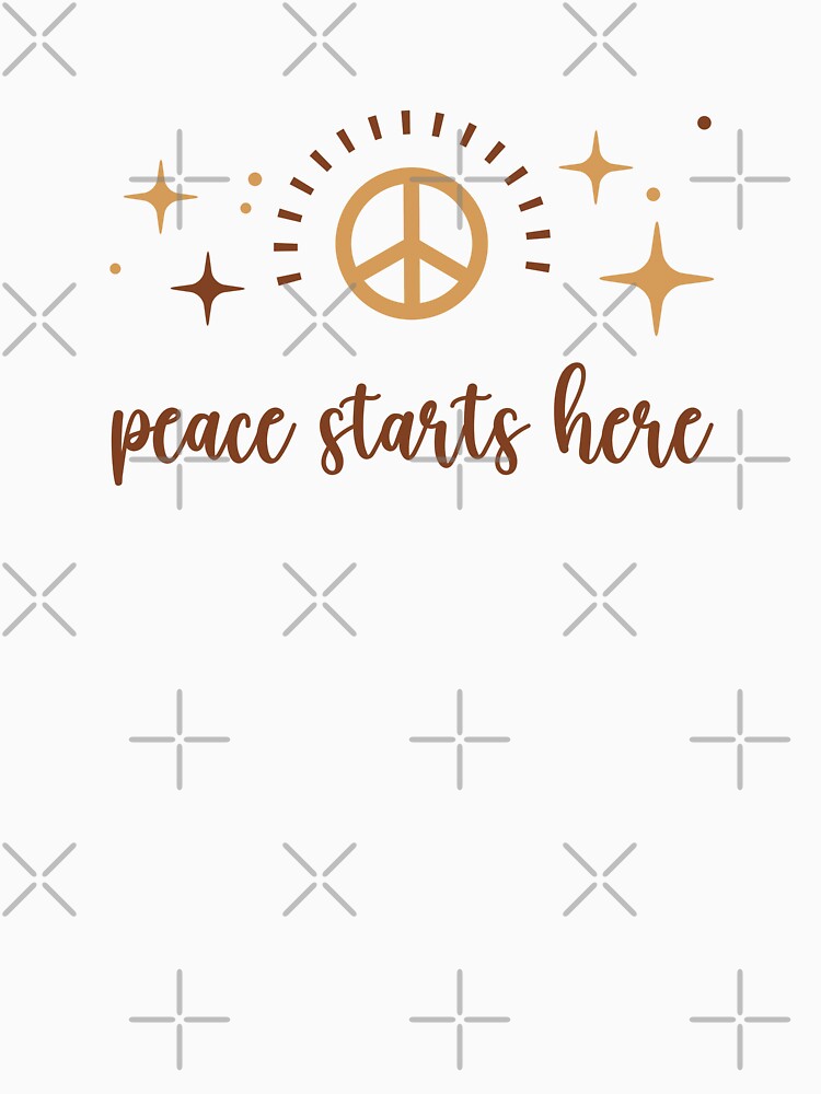 Peace Starts Here Peace Building Positive Sentence by FemiBiutti