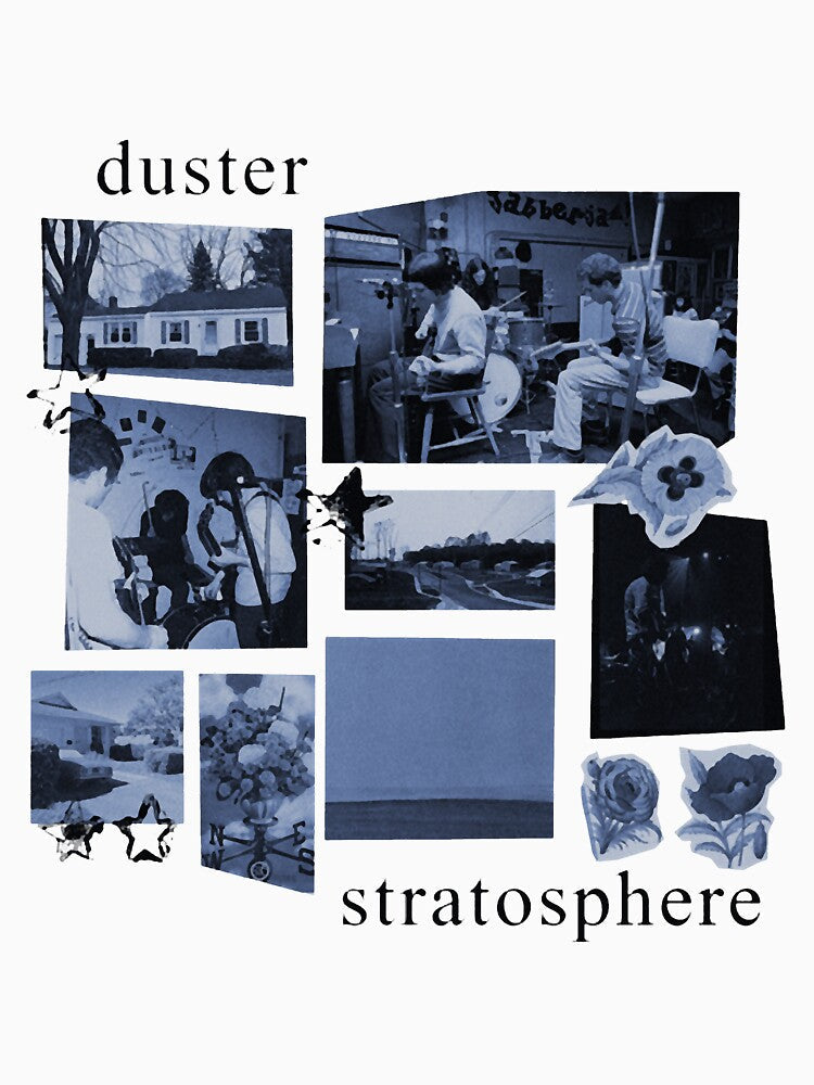 Duster Stratosphere Navy Blue Collage by Sharonush