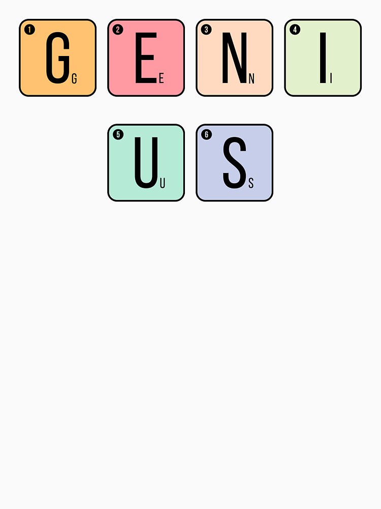 Periodic Table Of Elements GENIUS by AwesomeTrends