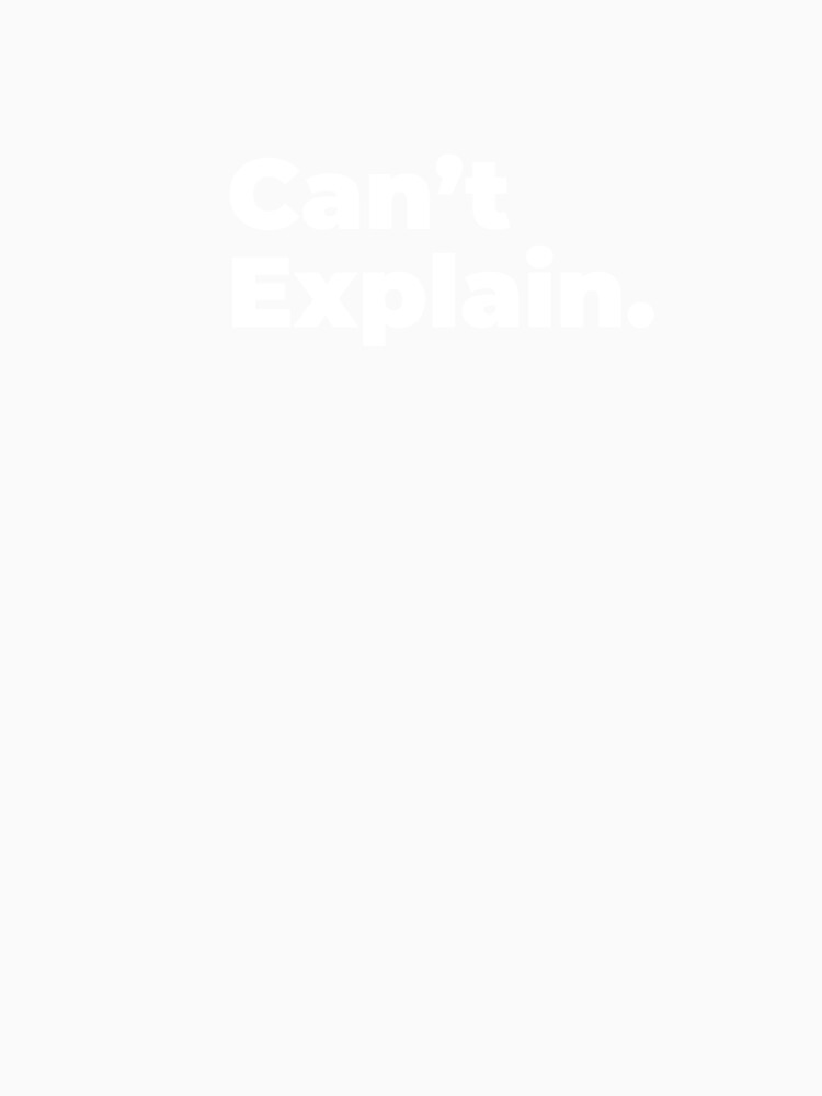 Minimalist Relatable Quote “Can't Explain” Black Aesthetic Typography Design by diahsariw