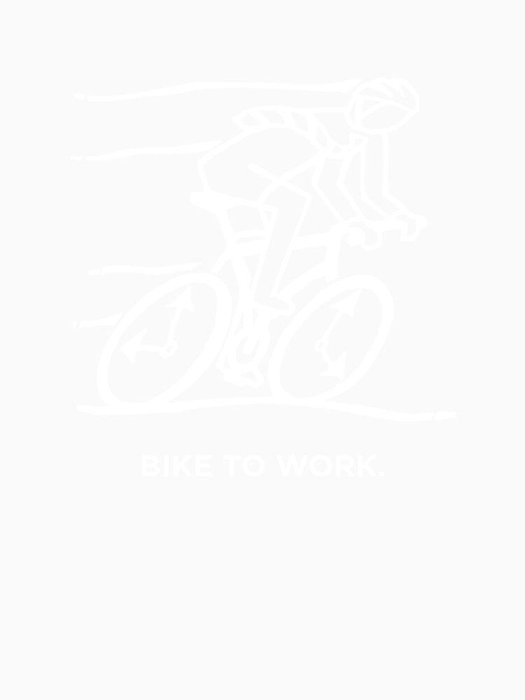 Bike to Work - dark background by Half Serious
