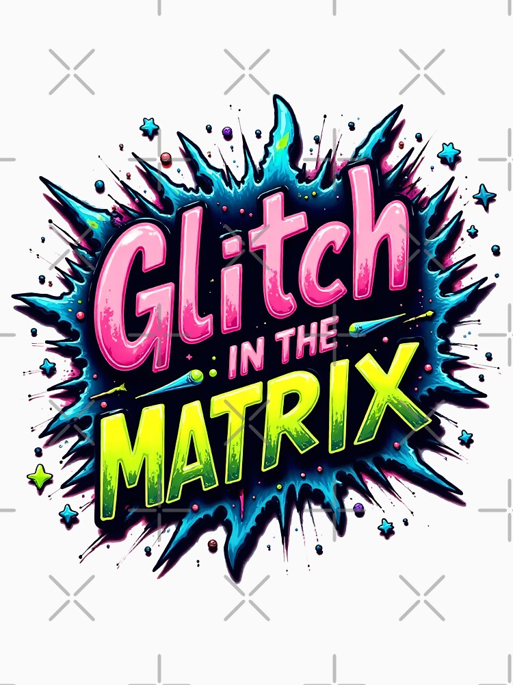 Glitch in the Matrix – Neon Chaos by ArtCreator2023