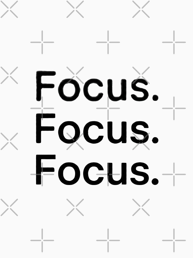 Focus Repetition by GenzShoppingHub