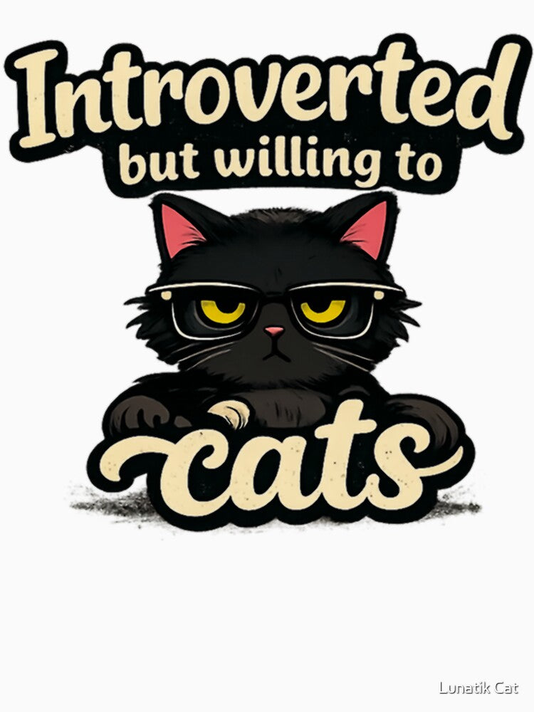 Anti-Social Cat Lover by Lunatik Cat