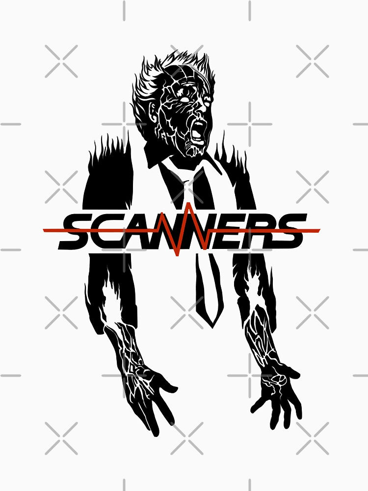Scanners black Halloween Horror movie scifi film by ScannersTuyenHo