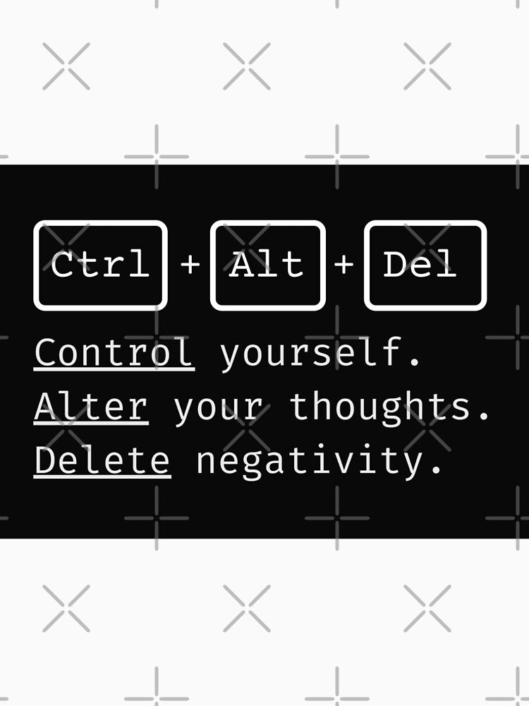 'Ctrl + Alt + Del Yourself' PC, Computer & Office Motivation by DailyDrive
