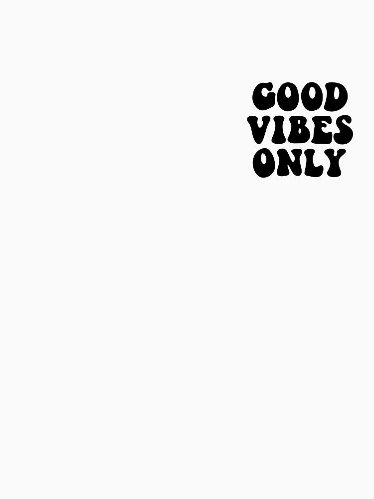 Good Vibes Only Minimalist Typography by Viktoriia13