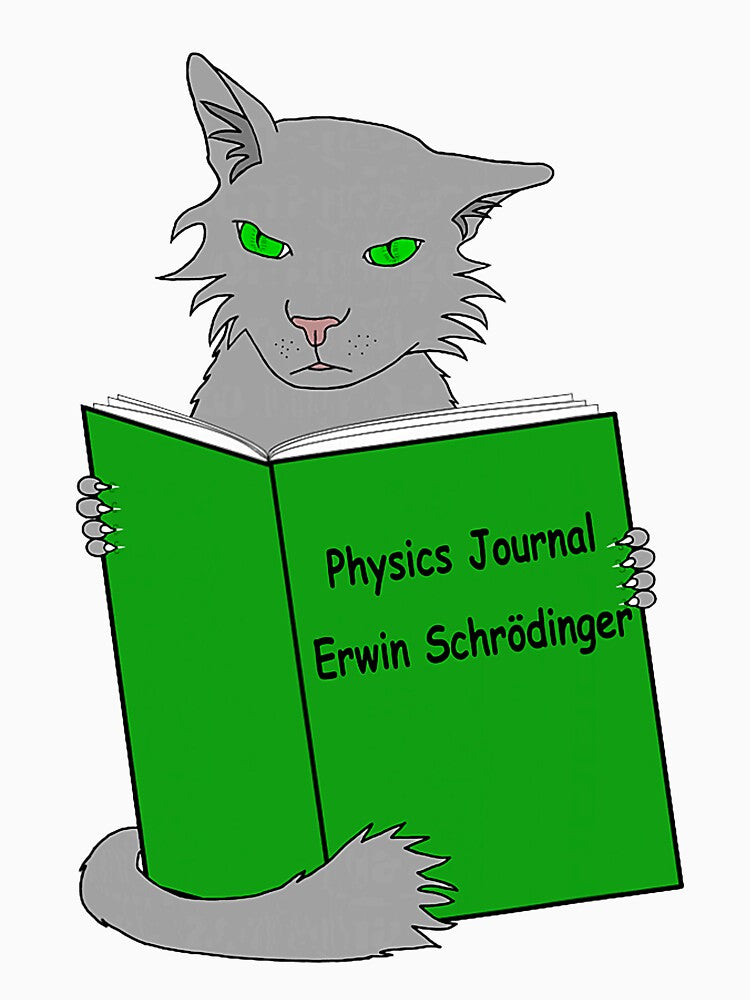 Schrodinger Cat Physics Reading Joke by nryum