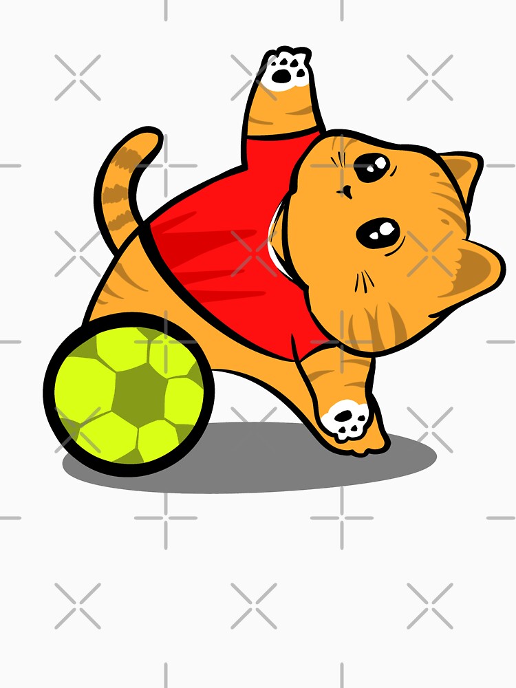World Cup Cat Soccer – Cute Football Kitten Illustration with Canada football costume by arivirus