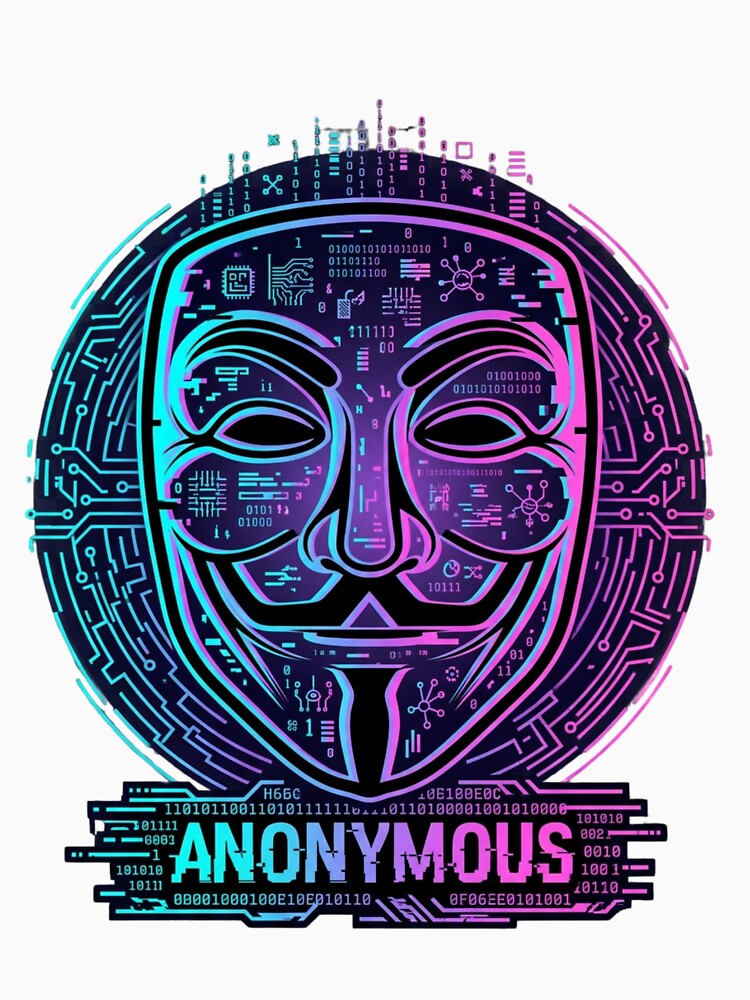 Glitch Mask Hacker Anonymous Shirt by KurtByteStudio