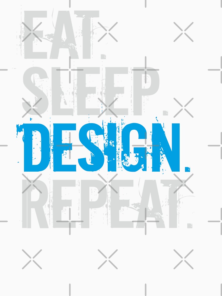 Graphic Designer Funny Eat Sleep Design Repeat Graphic Designer by alenaz