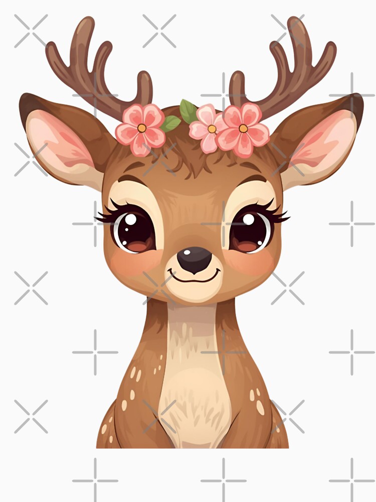 Cute deer from the fairytale forest by SimonsDesignArt
