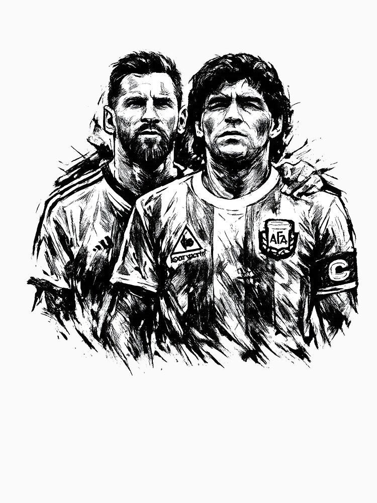 Messi & Maradona – Eternal Legacy by KawaiiOrbit