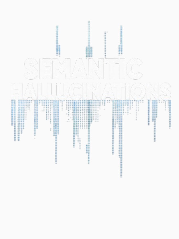 Semantic Hallucinations – Futuristic AI Glitch Art by Lazy Planet