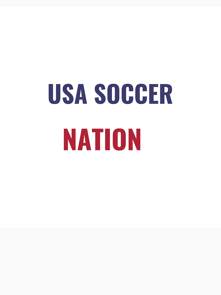 USA SOCCER NATION Shirt – American Soccer Fan Tee | Uncle Jichuan by Uncle-Jichuan