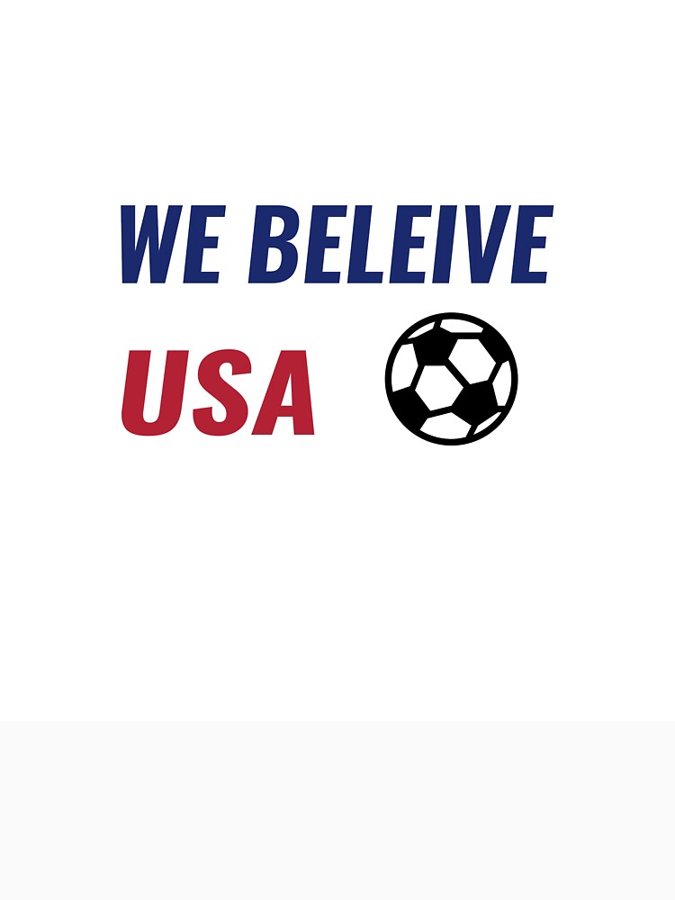 WE BELIEVE USA Shirt – World Cup Playoff Tee | Uncle Jichuan by Uncle-Jichuan