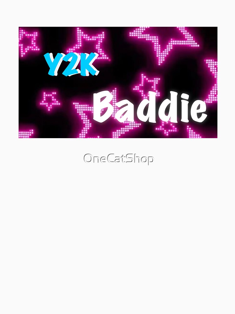 Y2K Baddie Blue Sticker Year 2000 Baddie Blue Sticker by OneCatShop