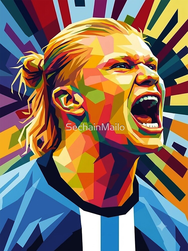 erling haaland Wpap Pop Art by SechainMailo