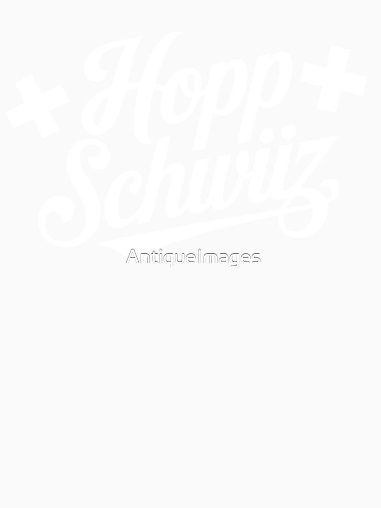 Hopp Schwiiz Switzerland Fan Sport Patriot by AntiqueImages