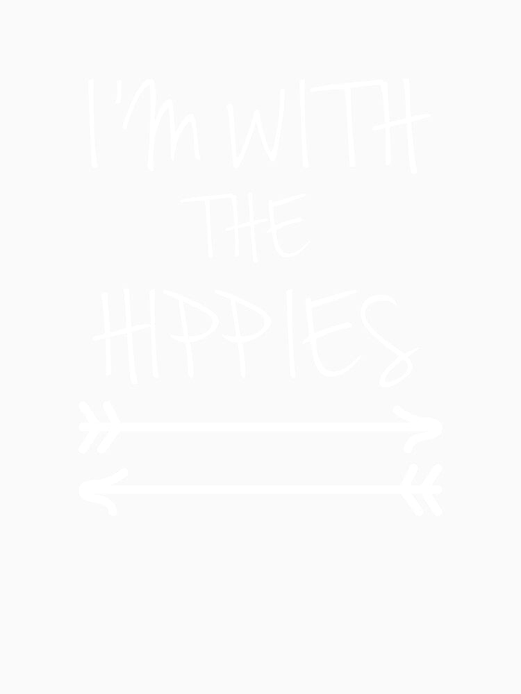 Im I Am With the Hippies BohoBohemian Childrens T Shirt by shoutoutshirtco