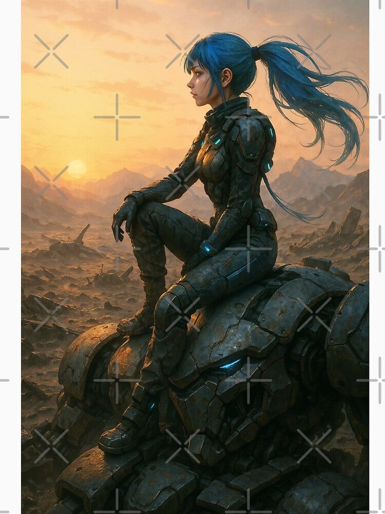 Echoes of Tomorrow – The Mecha Sentinel by posteriumprint