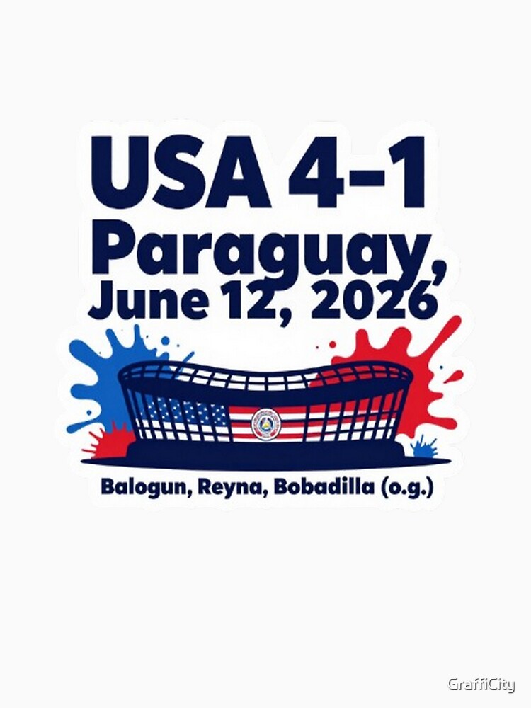 USA Historic Victory – 4–1 vs Paraguay (2026) Commemorative Collection by GraffiCity
