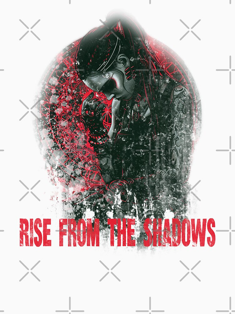 Rise from the Shadows Cyberpunk Gothic Warrior Art by SRZT