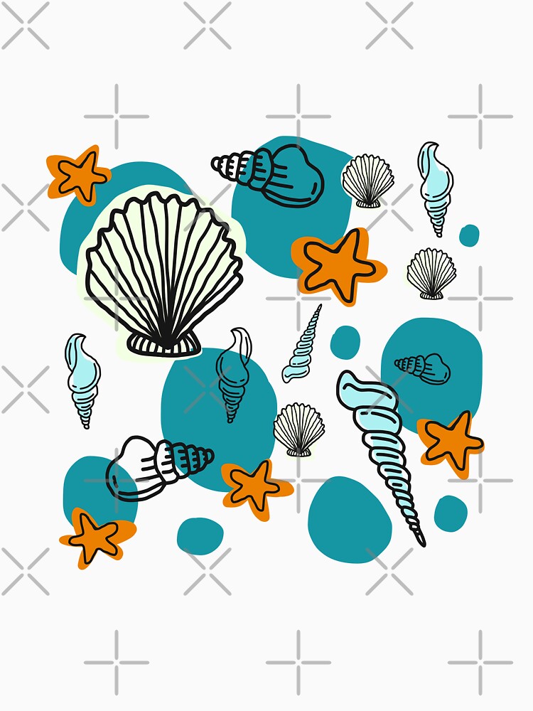 Undersea art nature sea love handmade drawing pattern by Tropical Blood