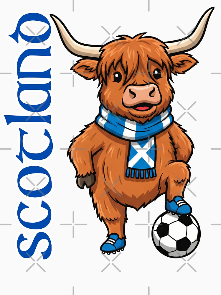 Scotland Soccer Highland Cow Football Fan - Game Supporter Scottish Team by BeaverFriends
