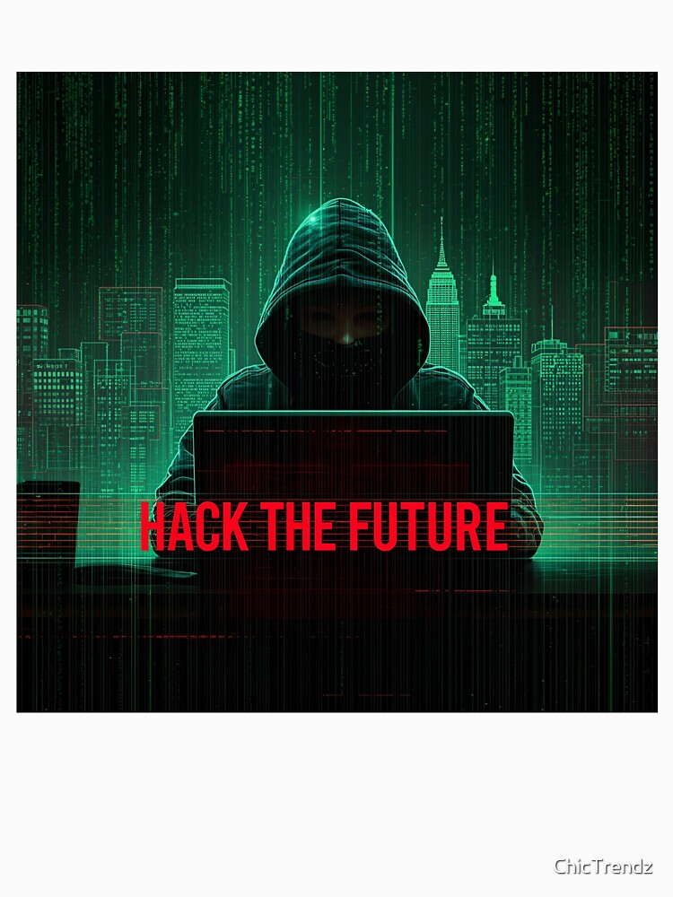 Hacker Girl Cyberpunk Nightscape by ChicTrendz