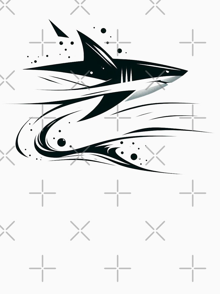 Shark After Turning Around Abstract Picture by Gaborai