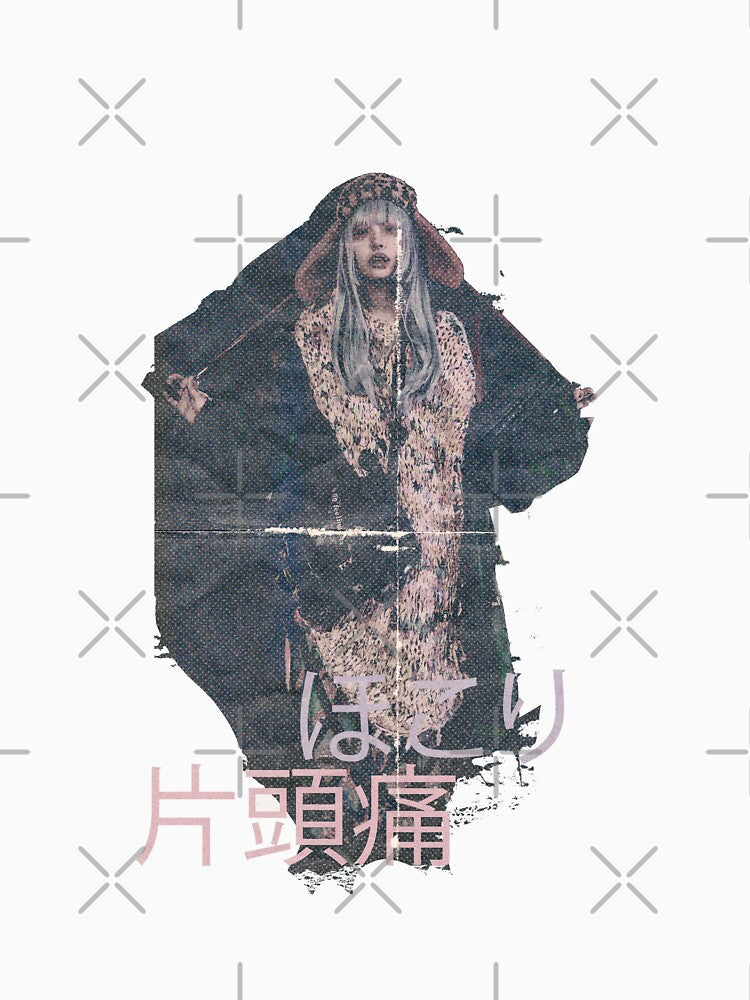 japanese migraine glitchcore grunge tee by seldom