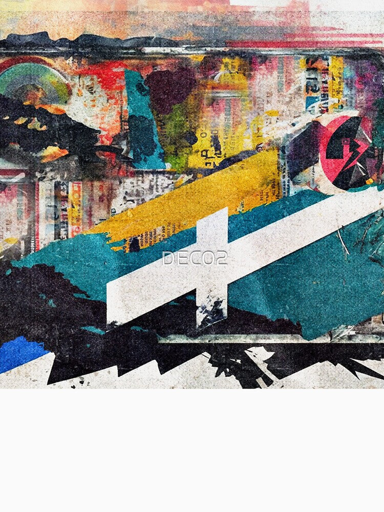 Urban Industrial Grunge-Style Aesthetic Street Abstract by DEC02
