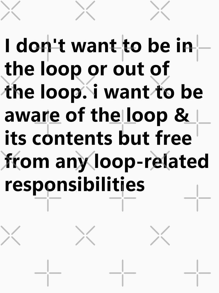 Minimalist Typography Quote Design – Free from the Loop Philosophy Aesthetic by Charaff