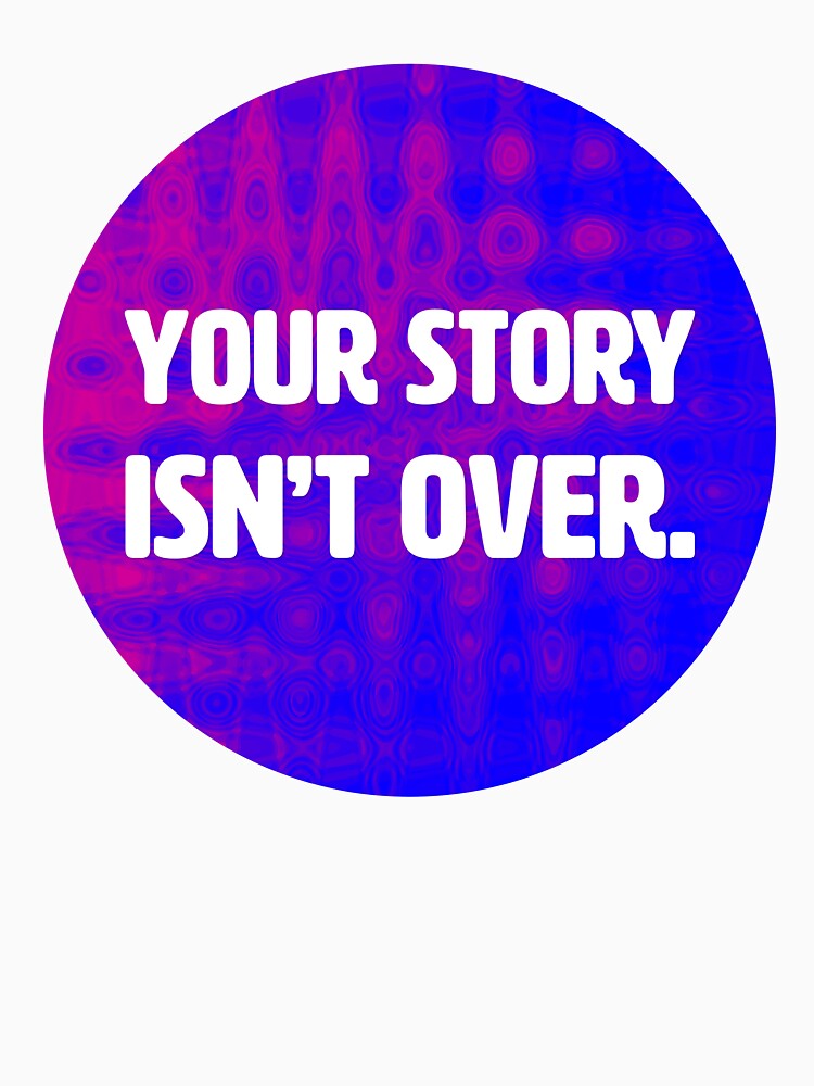 Your Story Isn't Over - Cobalt Fuchsia Wave by sillyjess
