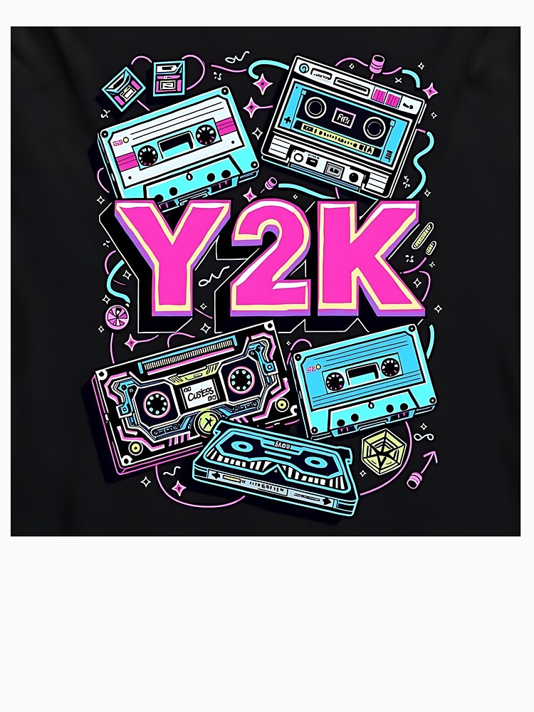 Y2K RETRO CASSETTE TSHIRT by giftoracreation