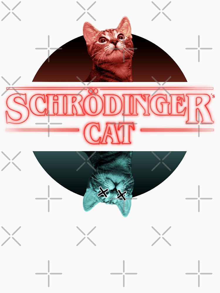 Schrödinger’s Cat – Science Humor Neon Style by GosiaArtGarden