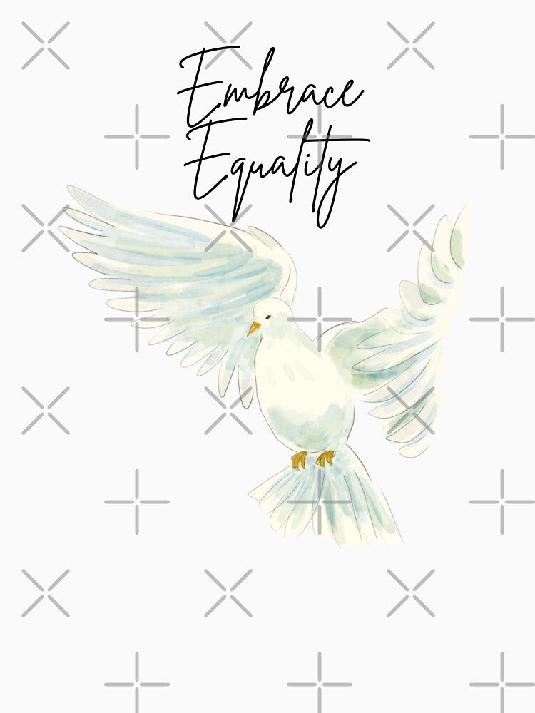 Embrace Equality Peace Building Positive Slogan Peace Building Positive Text by FemiBiutti