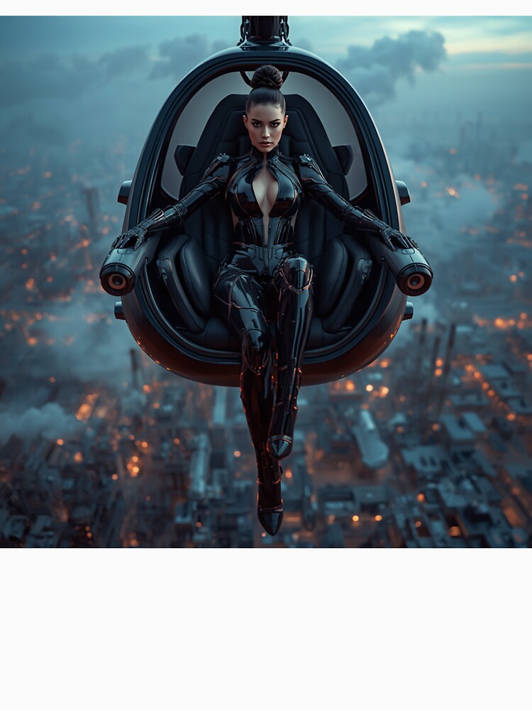Futuristic Fashion Sci-Fi Editorial Art by IRON SIREN